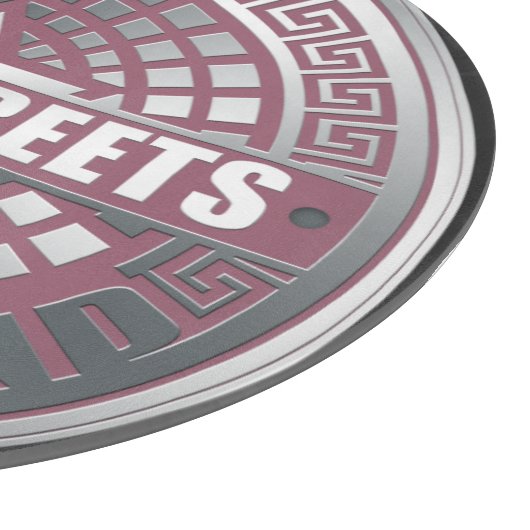 Manhole Covers Staten Island Schneidebrett (Ecke)