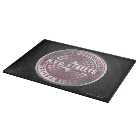 Manhole Covers Staten Island Schneidebrett (Ecke)
