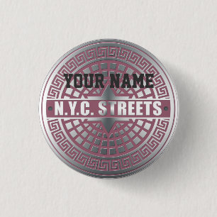 Manhole CoversNYC Button