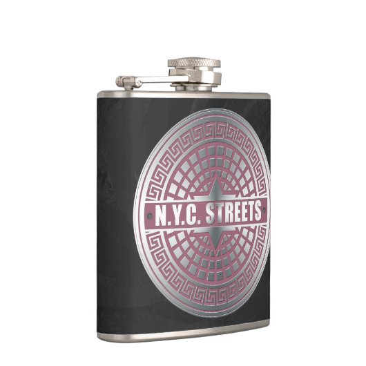 Manhole CoversNYC Flachmann (Rechts)