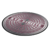 Manhole CoversNYC Schneidebrett (Ecke)