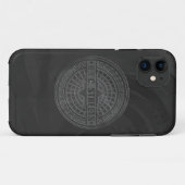 Manhole deckt schwarzen Marmor ab Case-Mate iPhone Hülle (Rückseite (Horizontal))