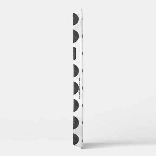 Manhole deckt schwarzen Marmor ab Case-Mate iPhone Hülle (Rückseite / Rechts)