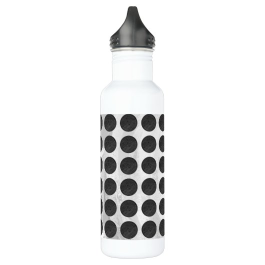 Manhole deckt schwarzen Marmor ab Edelstahlflasche (Links)