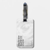 Manhole deckt schwarzen Marmor ab Gepäckanhänger (Rückseite vertikal)