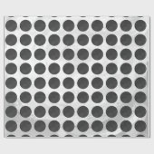 Manhole deckt schwarzen Marmor ab Geschenkpapier (Flach)