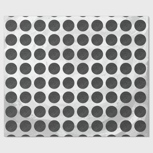 Manhole deckt schwarzen Marmor ab Geschenkpapier (Flach)