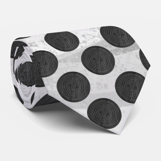 Manhole deckt schwarzen Marmor ab Krawatte (Gerollt)