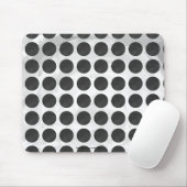 Manhole deckt schwarzen Marmor ab Mousepad (Mit Mouse)