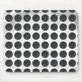 Manhole deckt schwarzen Marmor ab Mousepad (Vorne)