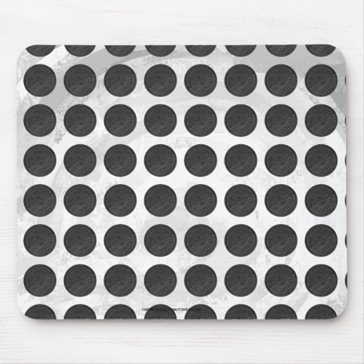 Manhole deckt schwarzen Marmor ab Mousepad (Vorne)
