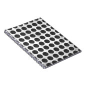 Manhole deckt schwarzen Marmor ab Notizblock (Rechte Seite)