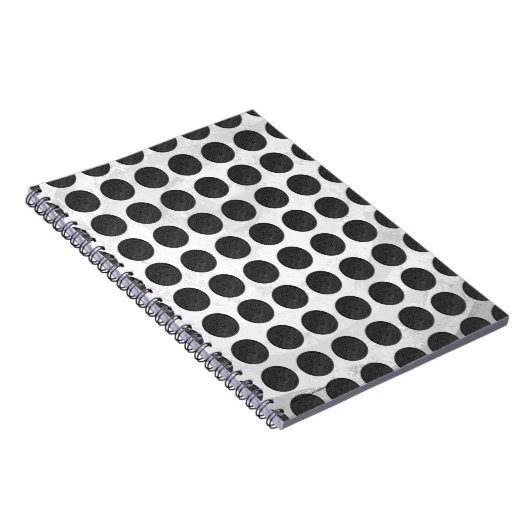 Manhole deckt schwarzen Marmor ab Notizblock (Rechte Seite)