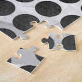 Manhole deckt schwarzen Marmor ab Puzzle (Seite)