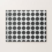 Manhole deckt schwarzen Marmor ab Puzzle (Horizontal)