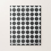 Manhole deckt schwarzen Marmor ab Puzzle (Vertikal)