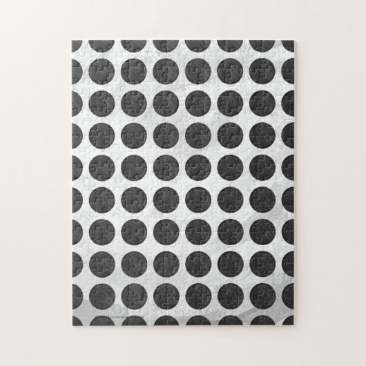 Manhole deckt schwarzen Marmor ab Puzzle (Vertikal)