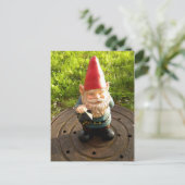 Manhole Gnome Postkarte (Stehend Vorderseite)
