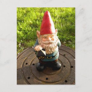 Manhole Gnome Postkarte