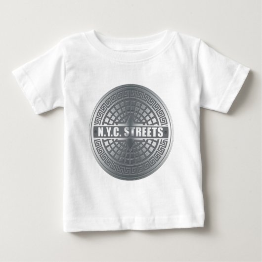 Manhole NYC Baby T-shirt (Vorderseite)