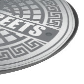 Manhole NYC Schneidebrett (Ecke)