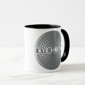 Manhole NYC Tasse (VorderseiteRechts)
