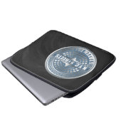 Manhole Staten Island Blue Laptopschutzhülle (Vorne Knopf)