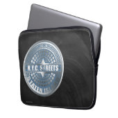 Manhole Staten Island Blue Laptopschutzhülle (Vorderseite Links)