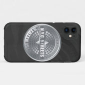 Manhole Staten Island Gray Case-Mate iPhone Hülle (Rückseite (Horizontal))