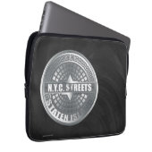 Manhole Staten Island Gray Laptopschutzhülle (Vorne Rechts)