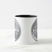 Manhole Staten Island Gray Tasse (Zentrum)