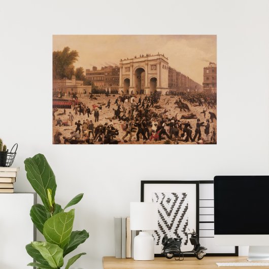 Manhood Suffrage Riots in Hyde Park, 1866 Poster (Heimbüro)