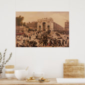 Manhood Suffrage Riots in Hyde Park, 1866 Poster (Küche)