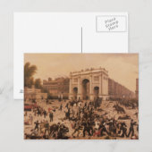 Manhood Suffrage Riots in Hyde Park, 1866 Postkarte (Vorne/Hinten)