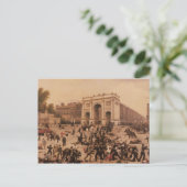 Manhood Suffrage Riots in Hyde Park, 1866 Postkarte (Stehend Vorderseite)