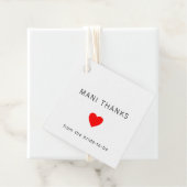 Mani Dank modernem Minimalistisches Brautparty Geschenkanhänger (Beispiel)