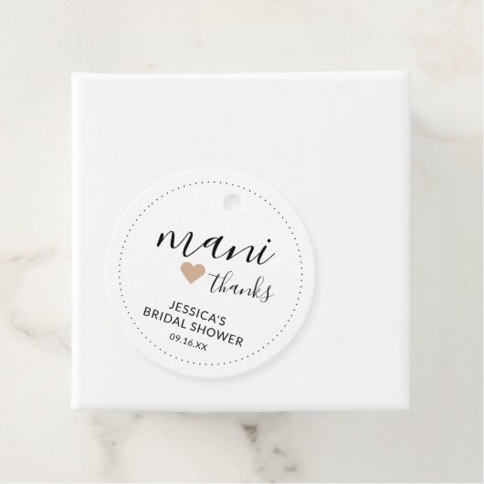 Mani Danke Brautparty Nail Polnisch Geschenkanhänger (Beispiel)