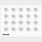 Mani Danke Labels Stickers (Blatt)