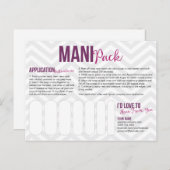 Mani Pack Postkarten (Vorne/Hinten)