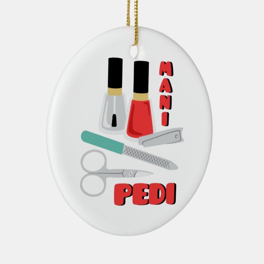 Mani Pedi Keramik Ornament (Rechts)