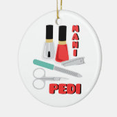 Mani Pedi Keramik Ornament (Links)
