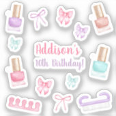 Mani-Pedi Party Manicure Pedicure Nail Polish Aufkleber (Vorderseite)