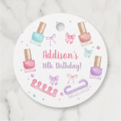 Mani-Pedi Party Manicure Pedicure Nail Polish Geschenkanhänger (Rückseite)