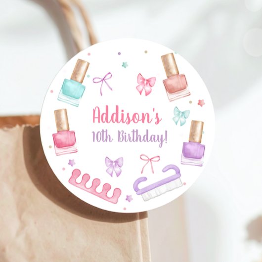 Mani-Pedi Party Manicure Pedicure Nail Polish Geschenkanhänger