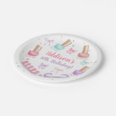 Mani-Pedi Party Manicure Pedicure Nail Polish Pappteller (Schrägansicht)