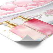 Mani Pedi Wellness-Center Party Sign Poster (Ecke)