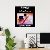 Mani-Pediküre Poster Matt (Heimbüro)