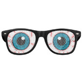 Maniac Bloodshot Eyes Sonnenbrille (Vorderseite)