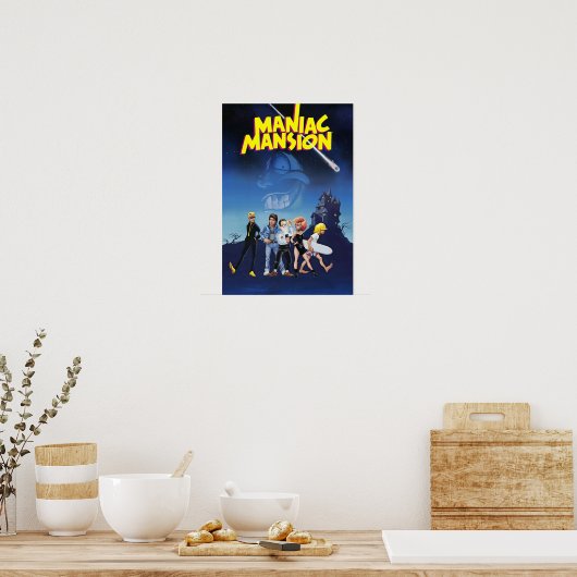 Maniac Mansion Poster (Küche)