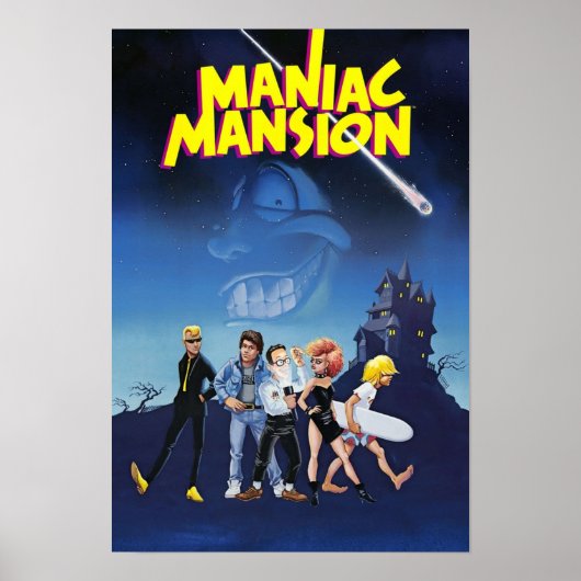 Maniac Mansion Poster (Vorne)